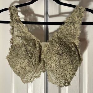 Aerie Lace Bralette in Sage